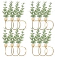 thumbnail image 3 of WASHWEPE Napkin Rings Plastic Bohemian Style for Anniversary 12Pcs 4.9x1.6In, 3 of 8