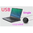 thumbnail image 2 of [Single] Computer Speaker for Desktop PC, USB-Powered, Plug-n-Play, Wired, External Speaker for Laptop, with Crystal-Clear Sound, Loud Volume, Rich Bass, Built-in USB-C Adapter for Full Compatibility, 2 of 4