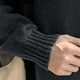 thumbnail image 6 of Mens Sweater - Autumn Winter Solid Color Half Turtleneck Long Sleeve Bottoming Sweater Jacket, Warm Layering Piece, Office Casual Wear, Soft Knit Material, High - Quality Men's Clothing, 6 of 7