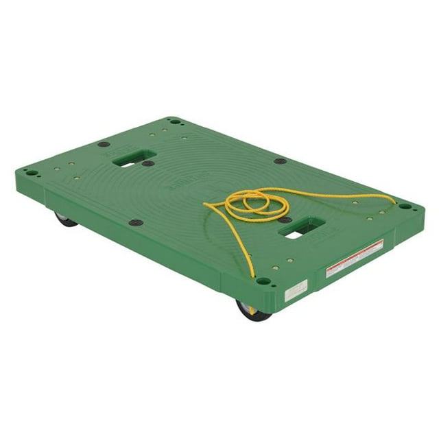 Vestil Manufacturing POS-2133-ROPE 33,5 x 21 Po Dolly en Plastique avec Corde de Traction
