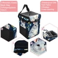 thumbnail image 2 of Animal Mini Trash Can for Car: Foldable, Leak-Proof with Lid, Hanging Storage Bag - Car Trash Bin, 2 of 6