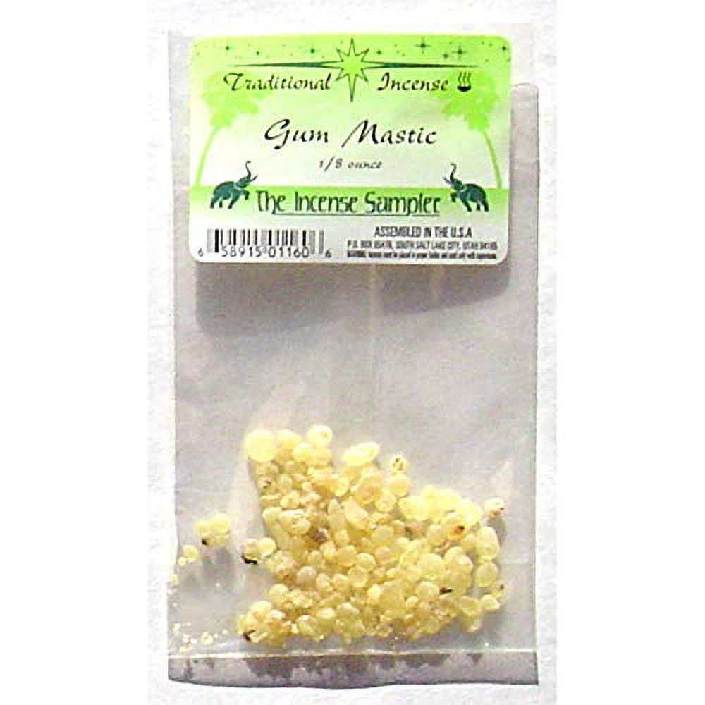 Gum Mastic Incense Packaged in 3"x5" Bags - Sold in Quantities of 4 Packages