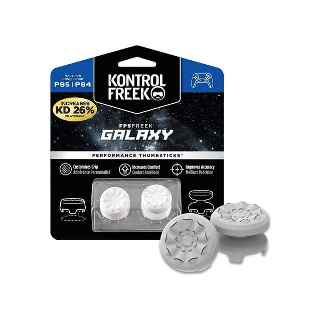 KontrolFreek FPS Freek Galaxy White PS5 PS4 4Prong