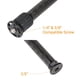 thumbnail image 4 of Extensor de trípode Andoer ER222C Tubo de 22 mm de diámetro Extensor de trípode de fibra de carbono Tubo de extensión de columna central de 2 secciones Compatible con Zhiyun FeiyuTech hohem Gimbals de Andoer  Extensor de trípode, 4 of 7