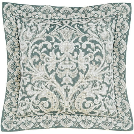 - Pannel Viennese Lace Cushion Counted Cross Stitch Kit, 15.75