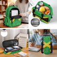 thumbnail image 5 of Bulopur Jamaica Flag Kids School Backpack Set 4 Pcs Breathable Lightweight Kids School Bag with Lunch Box, Pencil Case and Water Bottle Cover for Kids, 5 of 7