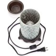 thumbnail image 4 of VP Home Wall Plug-in Wax Warmer for Scented Wax, Mosaic Glass Gleaming Silver Tile, Scentsy Warmer Night Light, 4 of 4