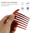 thumbnail image 4 of UKCOCO Hair Comb for Women Resin 10Pcs 6.1Inch 2.2Inch 0.4Inch, 4 of 6