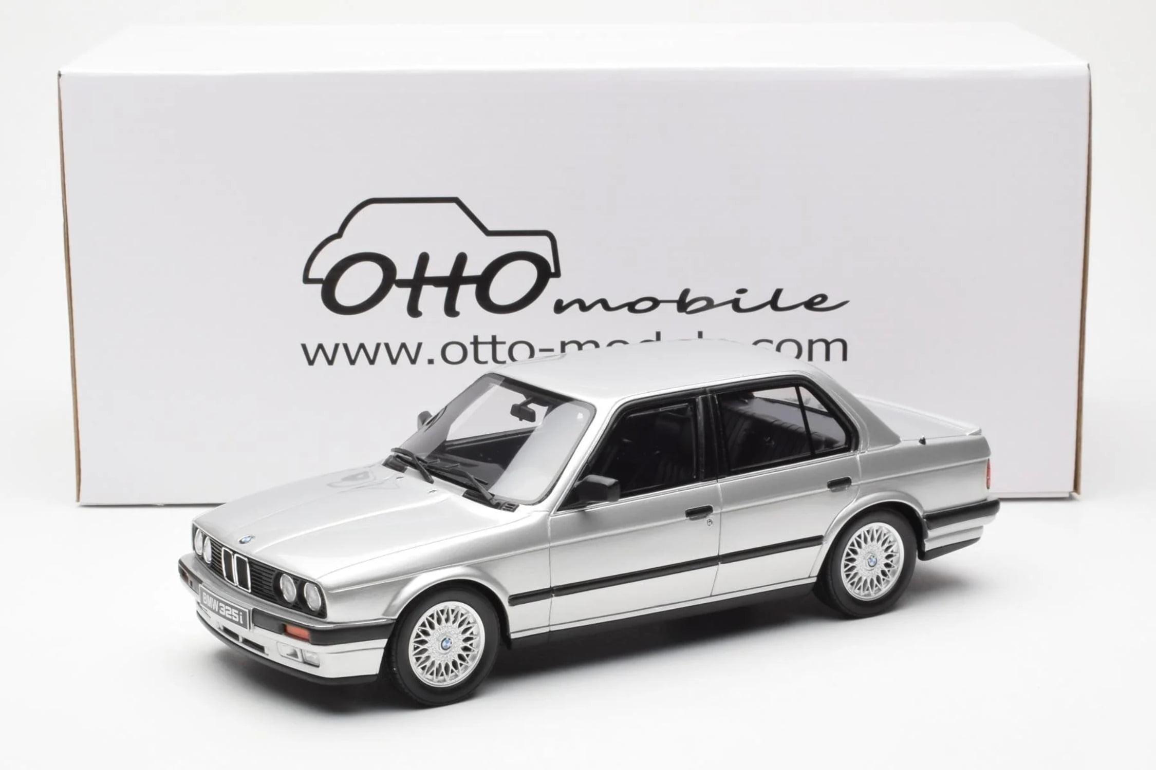 Otto 1988 BMW E30 325i Sedan Silver 1:18 - Walmart.com