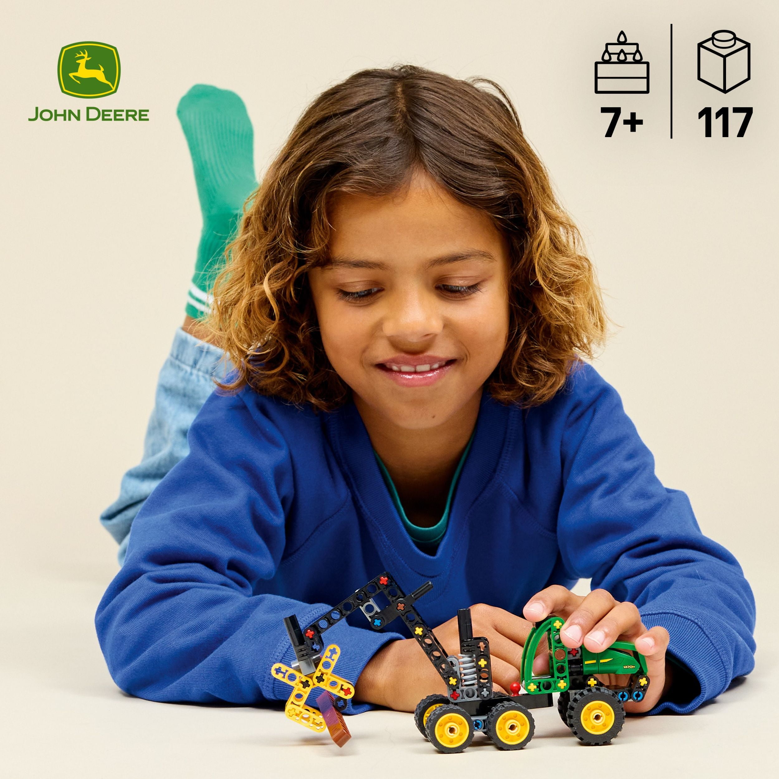 LEGO Technic L’Abatteuse-Façonneuse à Roues John Deere 1470H 42218