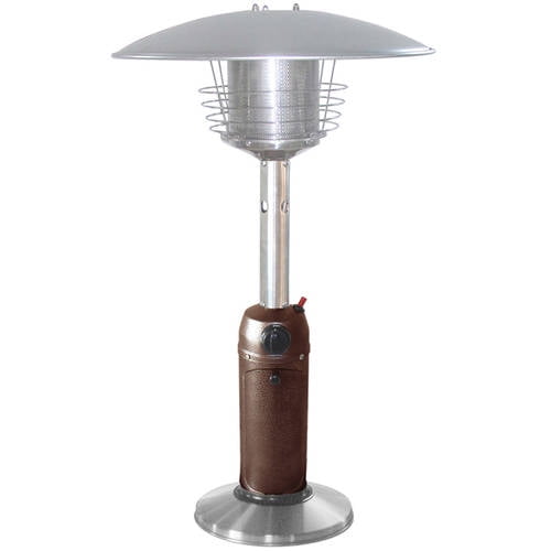 Hiland Portable Hammered Bronze and Stainless Steel Patio Heater by AZ Patio Heaters