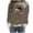 Khaki, variant on Oversized Sweaters for Women Snowflake Trucks Patterns Long Sleeve Trendy Xmas Pullovers Winter Clothing for Women