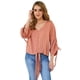 thumbnail image 1 of Blusa juvenil manga amplia, 8050 rosa claro G Roman Fashion  BL-YIM-8050-DURAZNO-ALL, 1 of 6