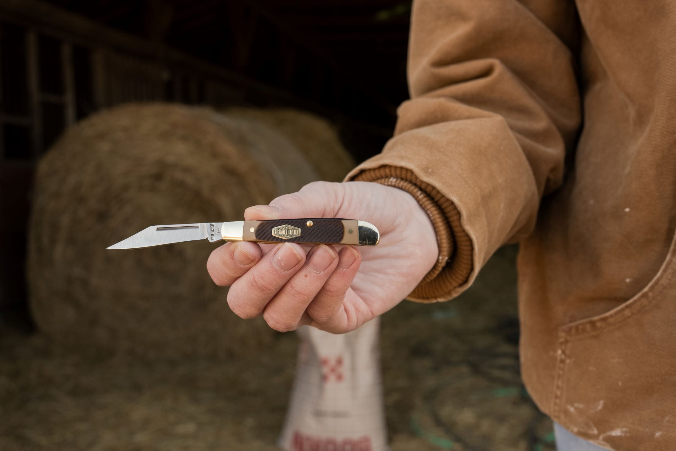 Old Timer Pal and Trapper Traditional Sawcut Handle Folding Knife Combo Pack