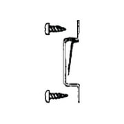 Shure Mounting Bracket for Microphone, Radio, Chrome
