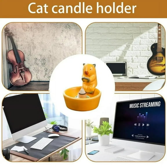 Capybara Candle Holder Cone Incense Burner Incense Tray Ceramic Incense Cone Holder Stick Incense Holder