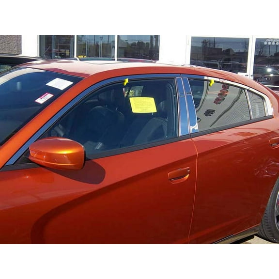 Stainless Steel Window Trim 4Pc Fits 2011-2020 Dodge Charger WP51912 QAA