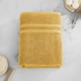 thumbnail image 3 of Mainstays Performance Cotton Bath Sheet, Oversized Super Soft Quick Dry Fade Resistant, Solid Yellow, 3 of 9