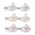 thumbnail image 2 of ZheElen 100pieces 100pcs Earring Backs Silicone For Studs/Droopy Ears No-Irritate, 2 of 6