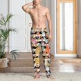 thumbnail image 6 of Lsque Sea Shell Print Men's Pajama Pants, Lounge Pant - Comfortable Home Wear,Elastic Waistband, Stylish Design-X-Large, 6 of 9