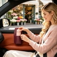 thumbnail image 6 of Car Door Storage Pocket Organizer with Cup Holder Rack and Phone Mount, Side Door Mounted Storage Box for Drinks and Small Items for Car, Truck, SUV, 6 of 7