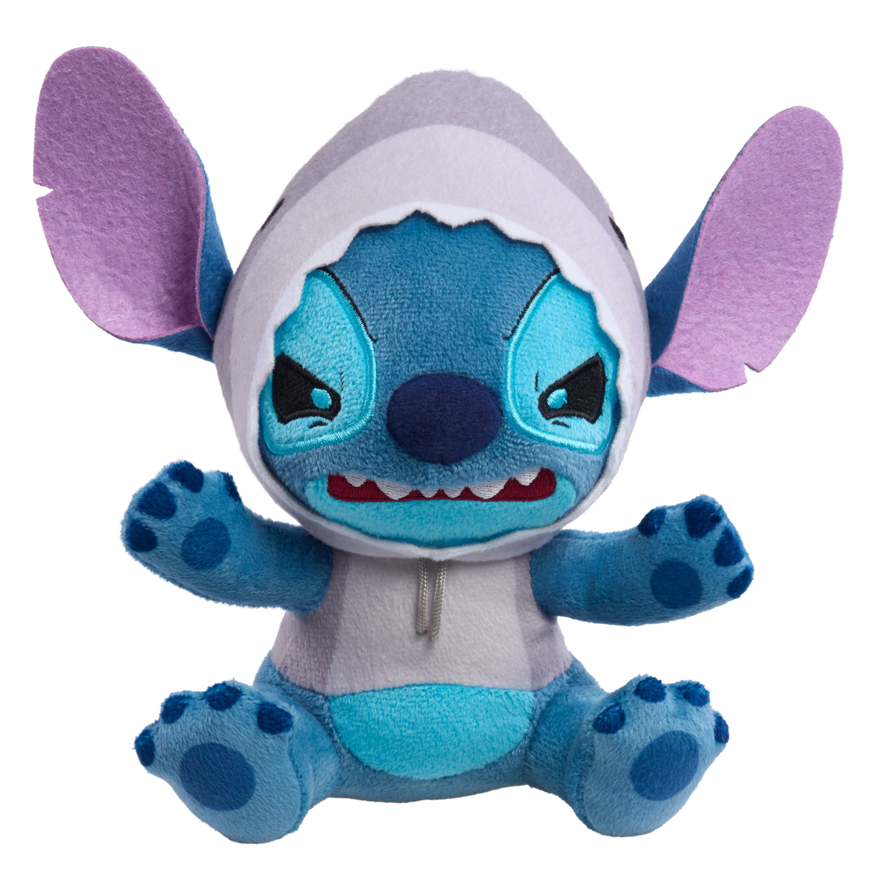 Disney Stitch Goes Wild Small Plush - Stitch Shark, Cute & Fluffy, For Kids, Fans & Collectors