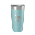 thumbnail image 1 of Twin Lakes Bovey Map Tumbler Travel Mug Insulated Laser Engraved Coffee Cup Minnesota 20 oz Light Blue, 1 of 1