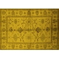 thumbnail image 1 of Ahgly Company Indoor Rectangle Oriental Yellow Traditional Area Rugs, 7' x 10', 1 of 4