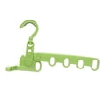 thumbnail image 1 of Hanging Drying Rod Folding Clothes Drying Rack Dorm Accessories Foldable Clothes green, 1 of 9