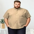thumbnail image 1 of Chemise Classique à Manches Courtes pour Hommes Grande Taille Confort Signature Flex, 1 of 6