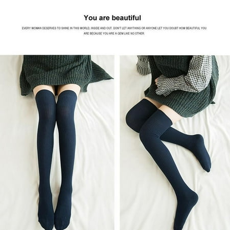 

GXSR Women Boot Knee High Socks Thigh High Knit Socks Extra Long Winter Leg Warmers Stockings