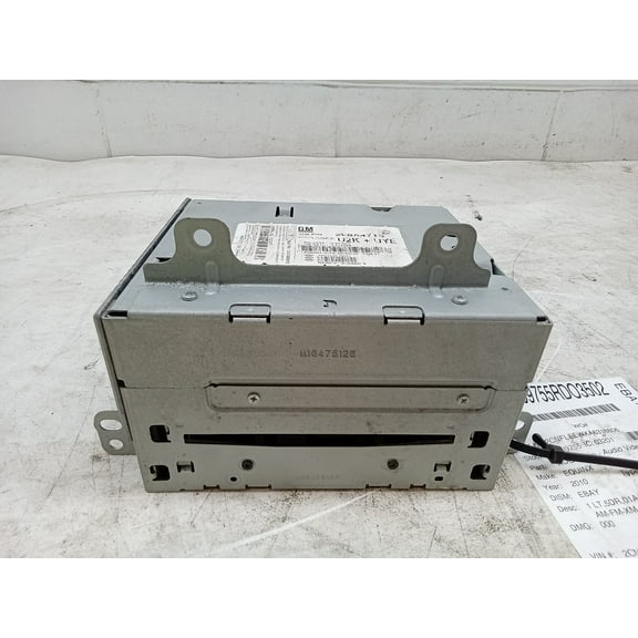 Pre-Owned 10 Chevrolet Equinox CD Player Radio W/ Satellite MP3 OEM - Verify Specific Vehicle Fitment In Description - (Good)