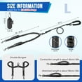thumbnail image 5 of AUTOWT Double Dog Leash No Tangle - 360° Swivel Reflective Splitter Lead for 2 Large Dogs (25-150lbs), 5 of 8