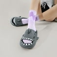 thumbnail image 5 of Men's and Women's Shark Slides Cloud Slippers Summer Novelty Open Toe Slide Sandals Anti-Slip Beach Pool Shower Shoes with Cushioned Thick Sole, 5 of 8