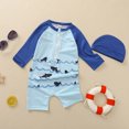 thumbnail image 1 of CAICJ98 Kids Swimsuits Girls Swimsuit Two Pieces Bikini Set Ruffle Falbala Swimwear Bathing Suits,Light Blue, 1 of 1