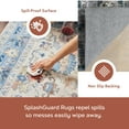 thumbnail image 2 of nuLOOM Davi Faded SplashGuard Machine Washable Area Rug, 5' x 8', Davi Green, 2 of 11