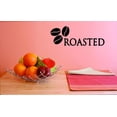 thumbnail image 1 of Custom Decals Roasted Wall Art Size: 12 X 30 Inches Color: Black, 1 of 1