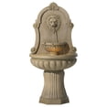 thumbnail image 2 of Royal Savanna Lion 58" High Large Italian Indoor Outdoor Decor Faux Stone Floor Fountain with Light LED Outside, 2 of 9