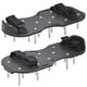 thumbnail image 3 of Zapatos aireadores de césped de metal premontados con 2 correas ajustables - Base de metal - Ajustable - Talla única - Zapatos con púas de acero para el cuidado del césped - Redu, 3 of 5