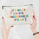 thumbnail image 5 of Bolsa de maquillaje de animadora, bolsa de lona para cosméticos, estuche multiusos para bolígrafos, neceser con cremallera, neceser de viaje, monedero, kit de supervivencia portátil., 5 of 6