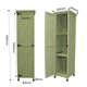 thumbnail image 2 of Armario de almacenamiento con ranura estrecha para balcón, protector solar, casillero con ranura impermeable, casillero de madera maciza para exteriores, gabinete de comestibles para exteriores, 2 of 4
