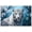 Unframe-style, variant on Majestic White Tiger Canvas Wall Art Poster Blue Eyes Cherry Blossom Nature Wildlife Animal Art Print for Living Room Bedroom Home Decor Artwork