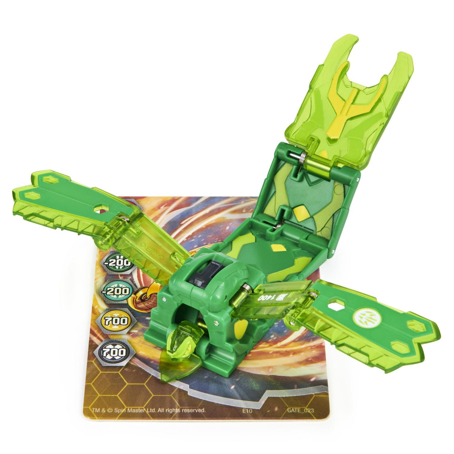 Bakugan Geogan, Insectra, Geogan Rising Collectible Action Figure and Trading Cards