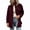 Q91 Wine, variant on Mifsaly Womens Waffle Knit Shacket Lapel Collar Button Down Long Sleeve Shirt Jacket Relaxed Fit Work Office Daily Casual Fall Outerwear Beige,S