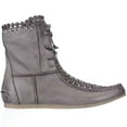 thumbnail image 3 of Womens Sam Edelman Katelyn Studded Moccasin Boots - Grey, 3 of 6