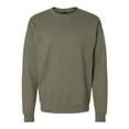 thumbnail image 5 of Hanes Unisex Perfect Crewneck Sweatshirt, Soft Pullover Fleece, Fatigue Green, XL, 5 of 7
