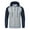 Navy Contrast Light Grey, variant on Weilanxin Men's Color Block Pullover Fleece Hoodie Casual Hooded Sweatshirts Tops Full Zip Jacket with Pocket Athletic Hoodies For Men Black Contrast Dark Grey M