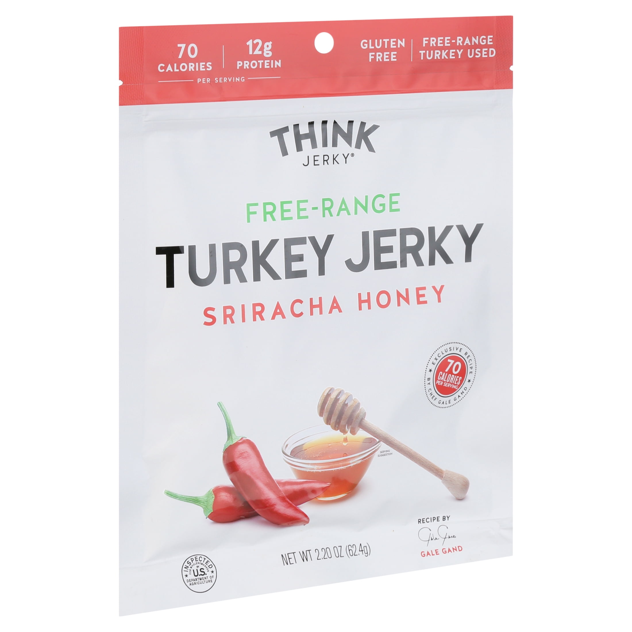 Think Jerky Sriracha Honey 2.2oz