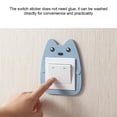 thumbnail image 4 of Langgg Switch Sticker Cartoon Luminous Light Switch Decal Washable Animal Shape Decoration Wall Poster, Blue, 4 of 6