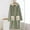 Green, variant on FDGIU Women's Plush Bathrobe with Hood & Pockets, Long Fluffy Fleece Robe for Women, Cozy Warm Hooded Sleepwear Loungewear